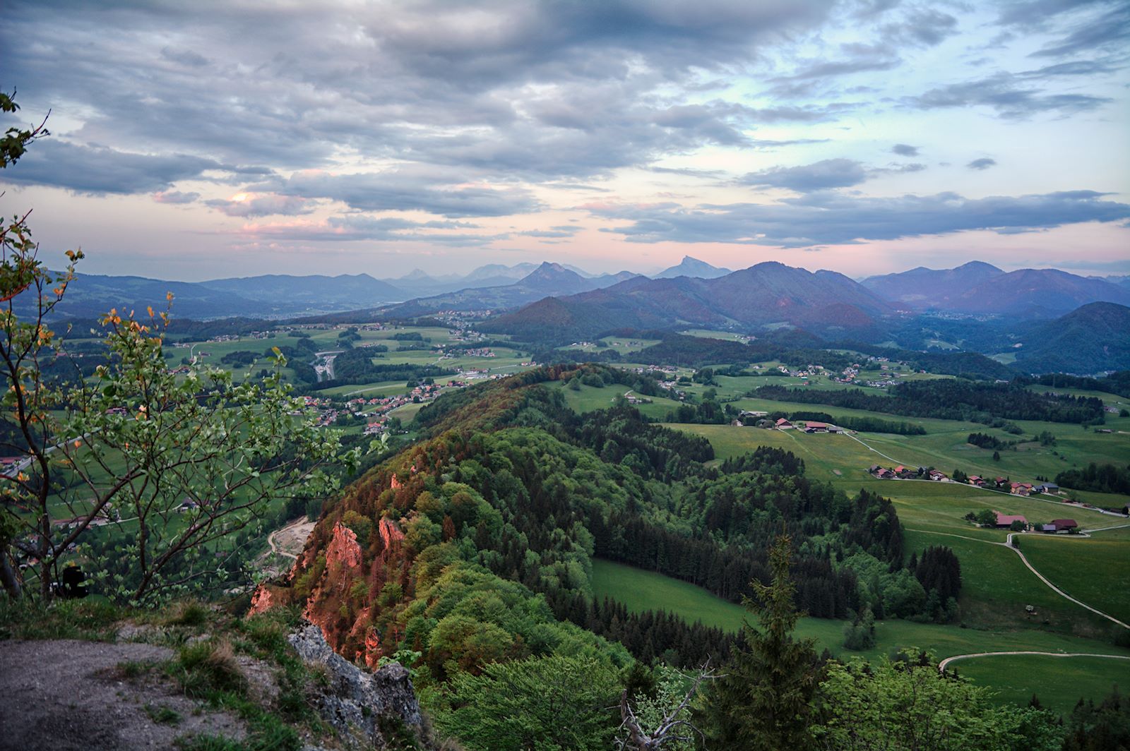 Blick nach Osten vom Nockstein aus