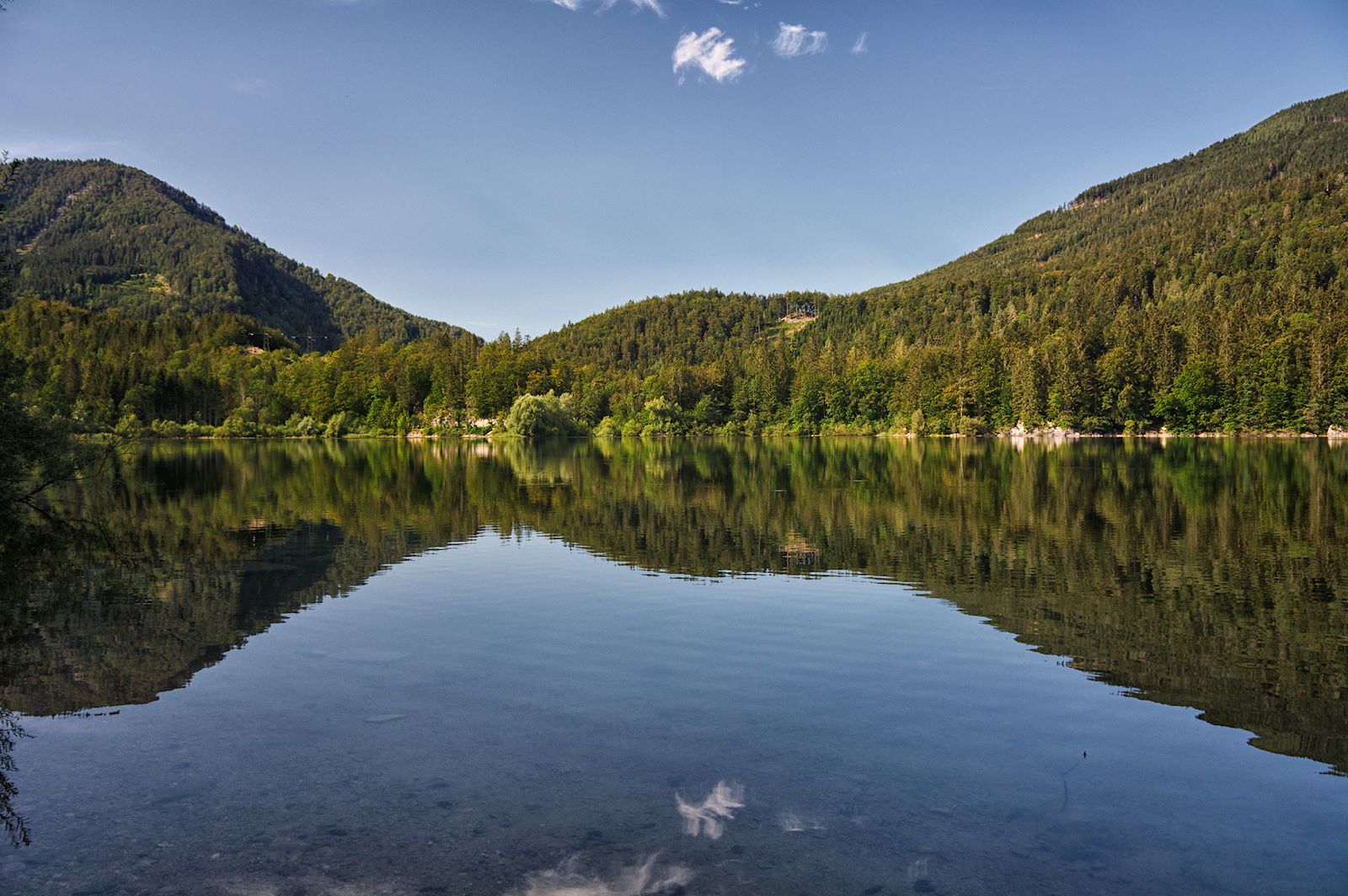 Blick auf das Nordostufer am Schwarzensee