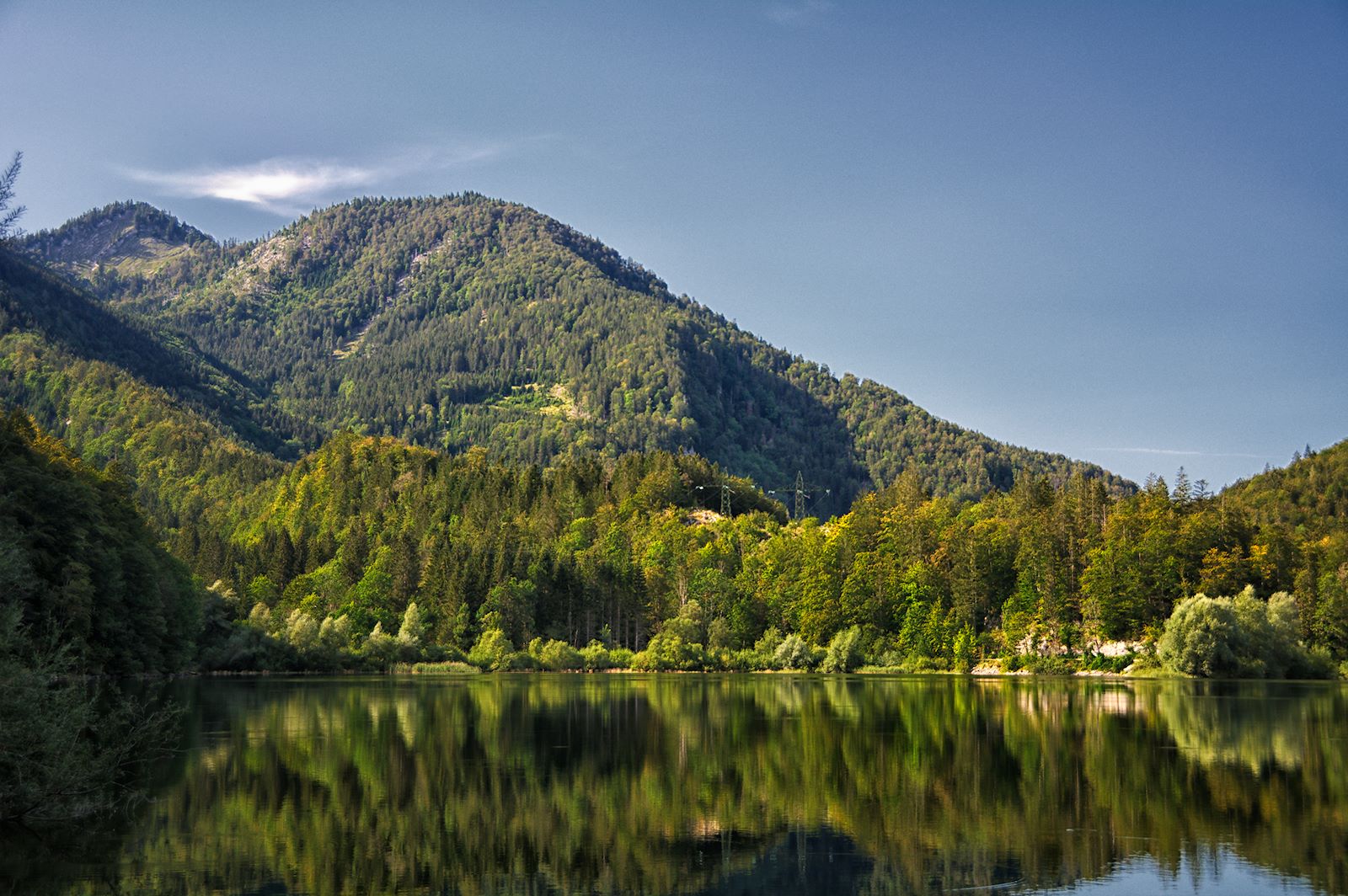 Blick zum Nordufer am Schwarzensee