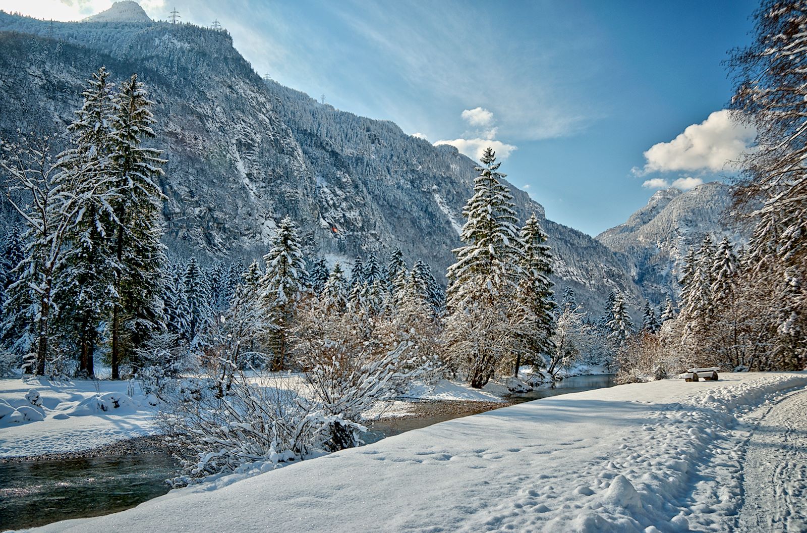 Erster Blick ins Bluntautal