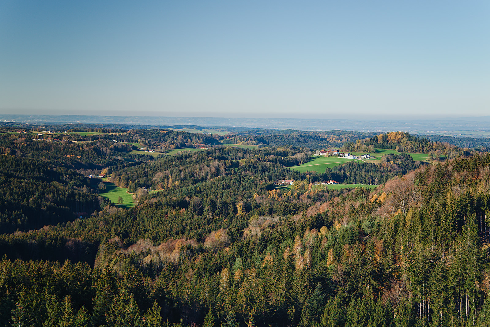 Blick von der Kobernaußerwarte nach Norden