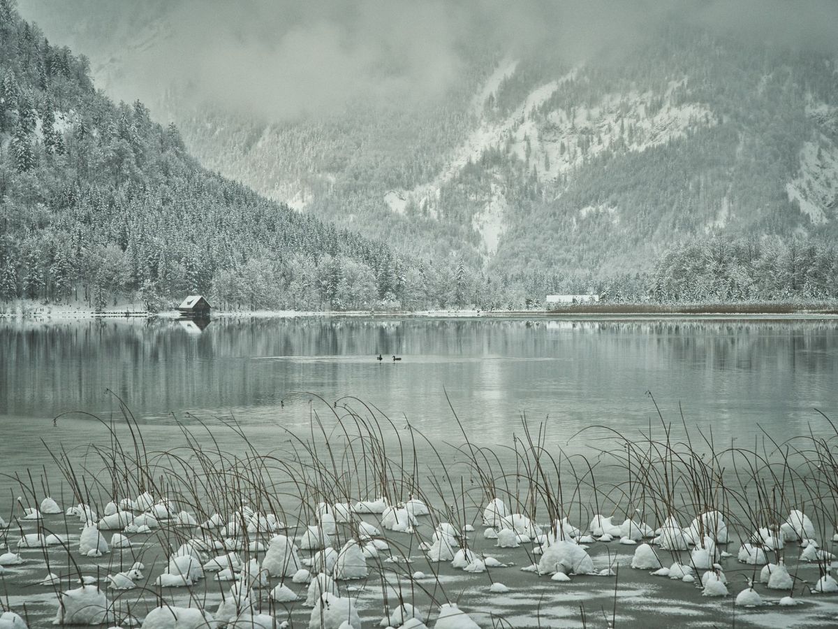 Offensee im Schnee – Winterwandern im Salzkammergut